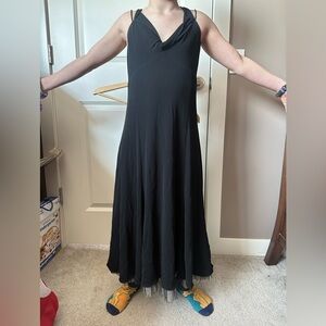 Gorgeous Black Lida Baday cocktail Dress size small